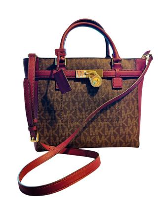Michael Kors Hamilton Medium Logo Satchel