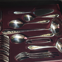 Valigia posate nivella incisione oro