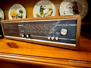 Radio Mivar R41-B Restaurata case NoceRiFattoaMano