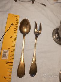 Coppia posate da servizio in Argento
800- Vintage