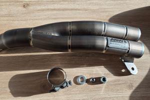 Scarico terminale MIVV DOUBLE GUN in Titanio