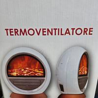 termoventilatore effetto caminetto 