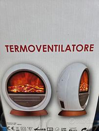 termoventilatore effetto caminetto 
