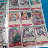 collezione one piece tcg da op01 a op09
