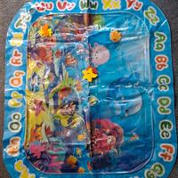 tappetino gonfiabile con acqua tummy time 