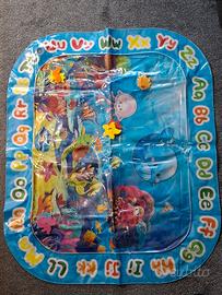 tappetino gonfiabile con acqua tummy time 