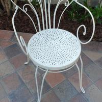 Sedie in ferro battuto
