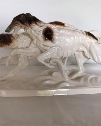 Porcellana Borzoi levriero