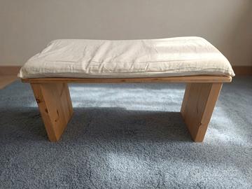 Panchetto da Meditazione in Legno di Abete 