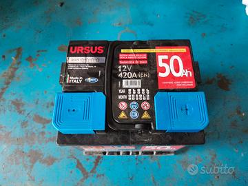 batteria Ursus 50ah 420a en maggio 25 usata 2 mesi