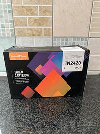 Toner Cartridge TN2420 2 pezzi col. nero 3000