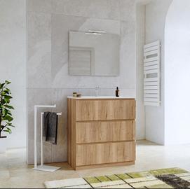 Mobile da bagno nuovo 80lx90hx46p