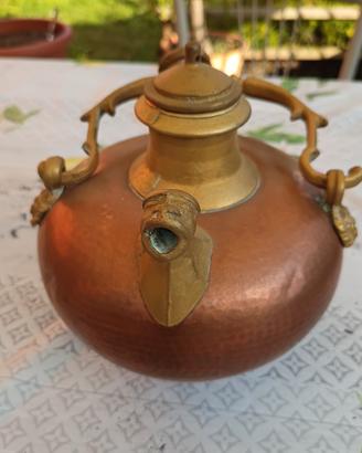 bollitore rame ottone vintage