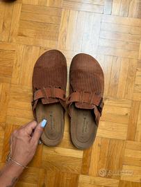 Sabot vera pelle 38 cuoio