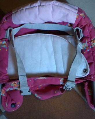 Seggiolino da tavolo chicco Easy Lunch rosa-fucsia