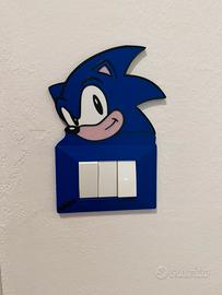 Placca Sonic per interruttore Vimar Plana 3 moduli