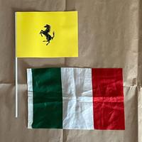 Bandiera piccola Ferrari cavalcade ufficiale + ITA
