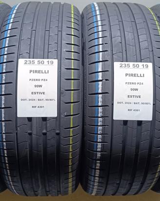 4 GOMME 235 50 19 PIRELLI 2024 RIF4391