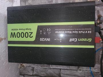 Inverter Green Cell 2000W 24V Onda Pura INV20