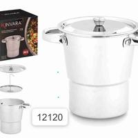 Pentola Cous Cous Acciaio Inox 2.5L con Cestello 