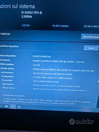 Notebook ASUS 15.6" - i5 / 12GB RAM 