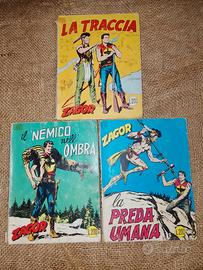 Fumetti Zagor 25 26 e 30 prima edizione Cepim