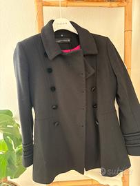 Cappottino nero corto Zara M