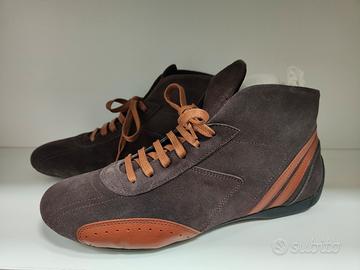 Scarpe uomo artigianali nuove in pelle scamosciata