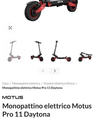 Monopattino Elettrico Motus PRO11 Daytona