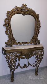 consolle in ferro battuto 