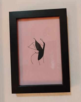 Quadro Modern Minimalist Line Art Illustration