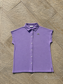 Camicia donna Lacoste vintage lilla