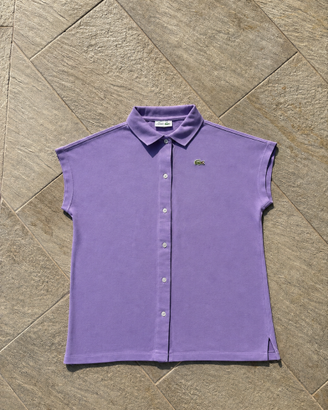 Camicia donna Lacoste vintage lilla