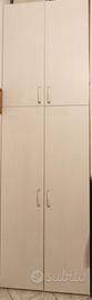 Armadio guardaroba beige