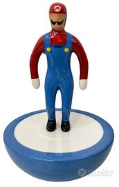 Scultura Subbuteo Gigante Super Mario Firmato Stef