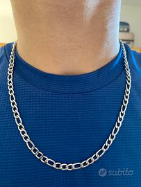 Collana in acciaio inox da 50cm 6mm