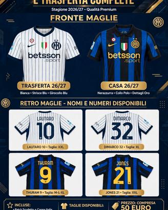 maglie Inter 2026 27 