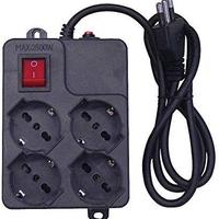 Multipresa elettrica 4 prese shuko + interruttore
