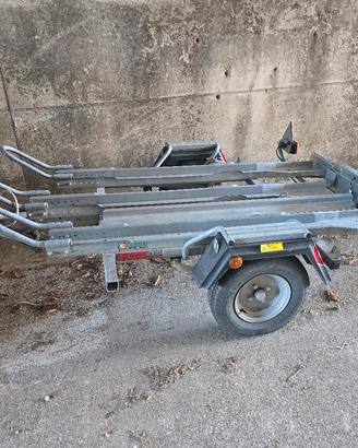 carrello stradale ELLEBI porta moto 3 posti