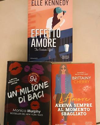 pacchetto di 3 libri romance