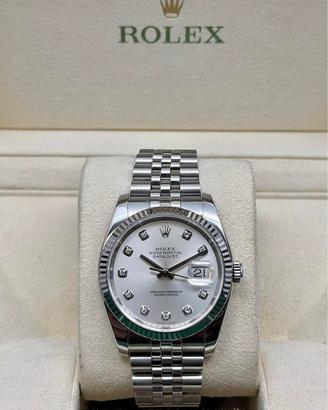 Rolex 116234 Datejust FullSet Diamond Dial NEGOZIO