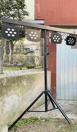 2 Luci stairville + LED commander