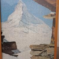 Puzzle del Cervino già fatto con cornice