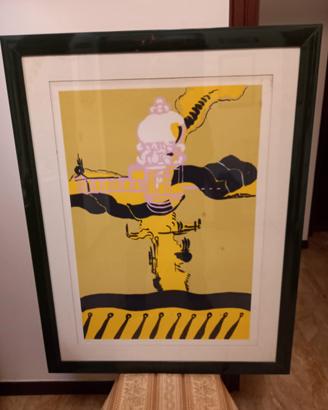 Litografia di Remo Brindisi