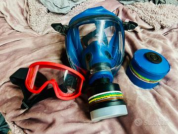 Maschera respiratore SPASCIANI TR2002 + 2 filtri