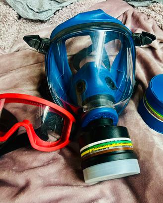 Maschera respiratore SPASCIANI TR2002 + 2 filtri