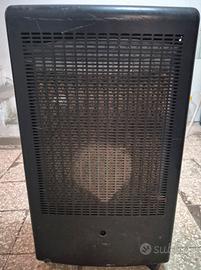 Stufa catalitica a gas calore nera 