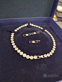 Collana Swarovski originale con cristalli 