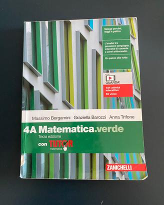 Libro “4A Matematica verde”