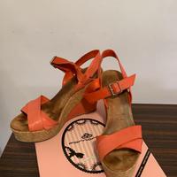 Zeppe Scarpa con tacco Pelle e cuoio Fornarina